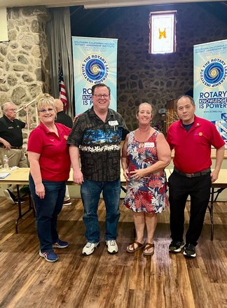 Robin, Scott, Lisa, and David at the Rotary Leadership Institute