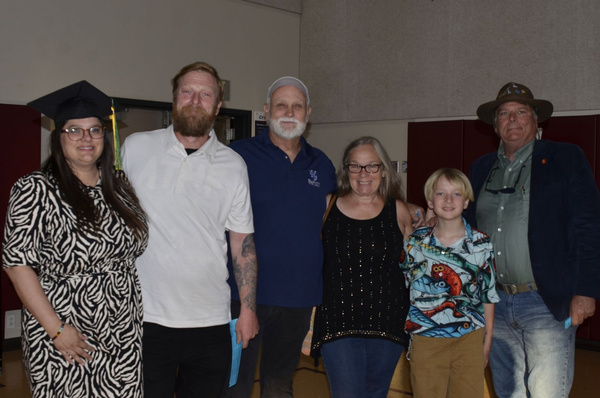 A group of Rotarians and friends posing at Cherry Jubilee